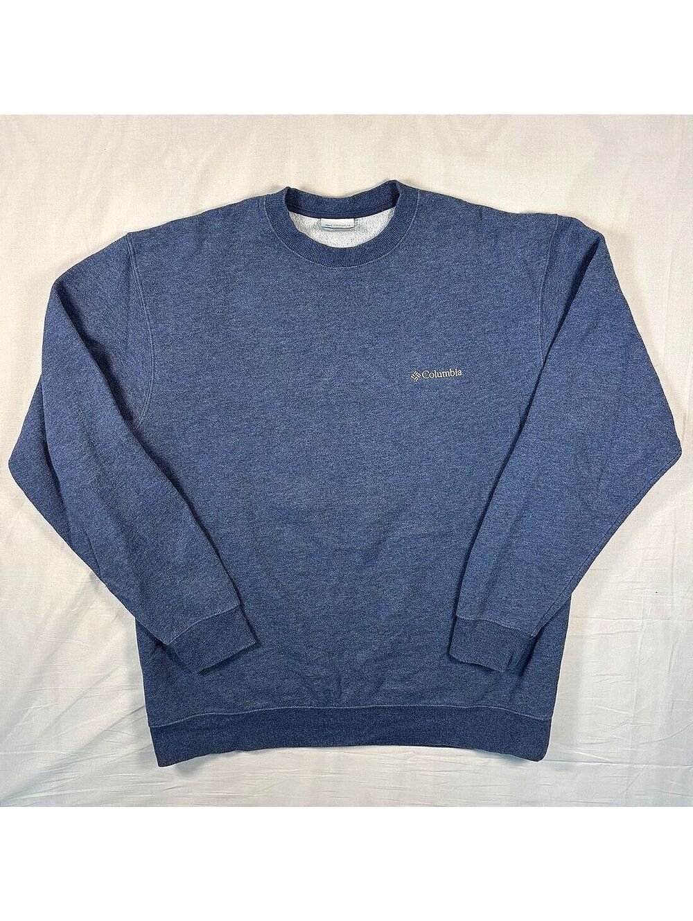 Columbia Sportswear Company Crewneck Sweatshirt Size L Heather Navy Blue